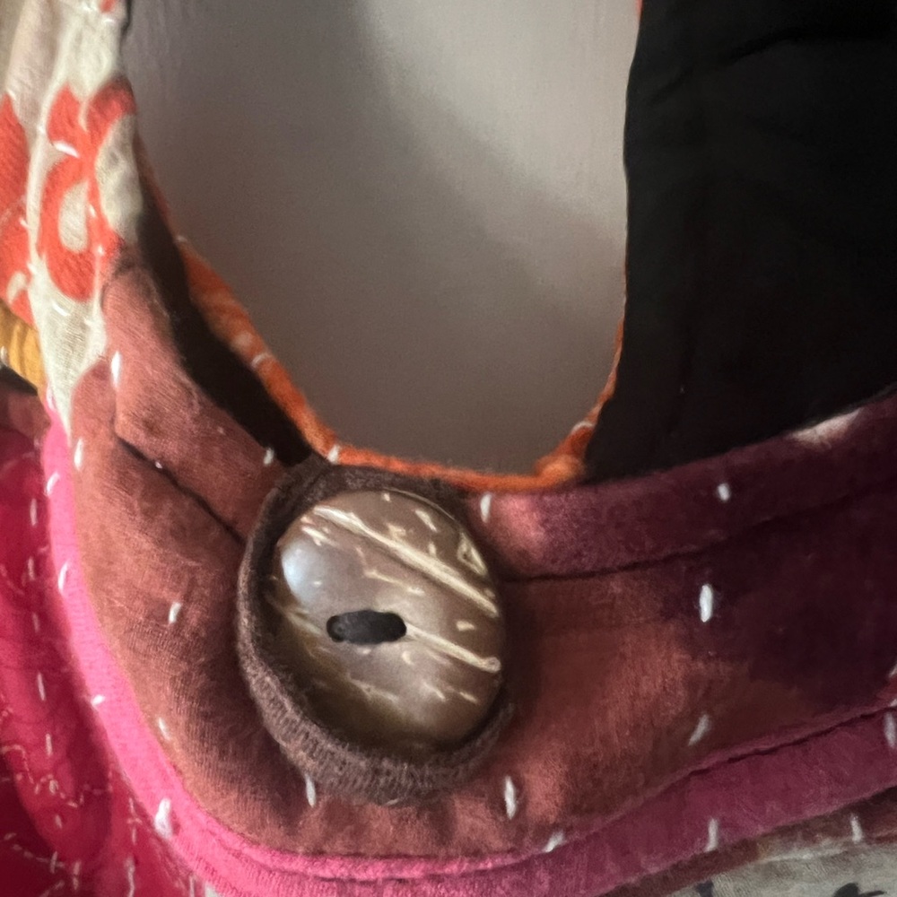 Vibrant Multicolor Patchwork Shoulder Bag - image 5